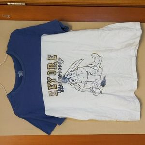 Eeyore University #66 The Wonderful World Of Disney Women’s Plus Size 4X Tee